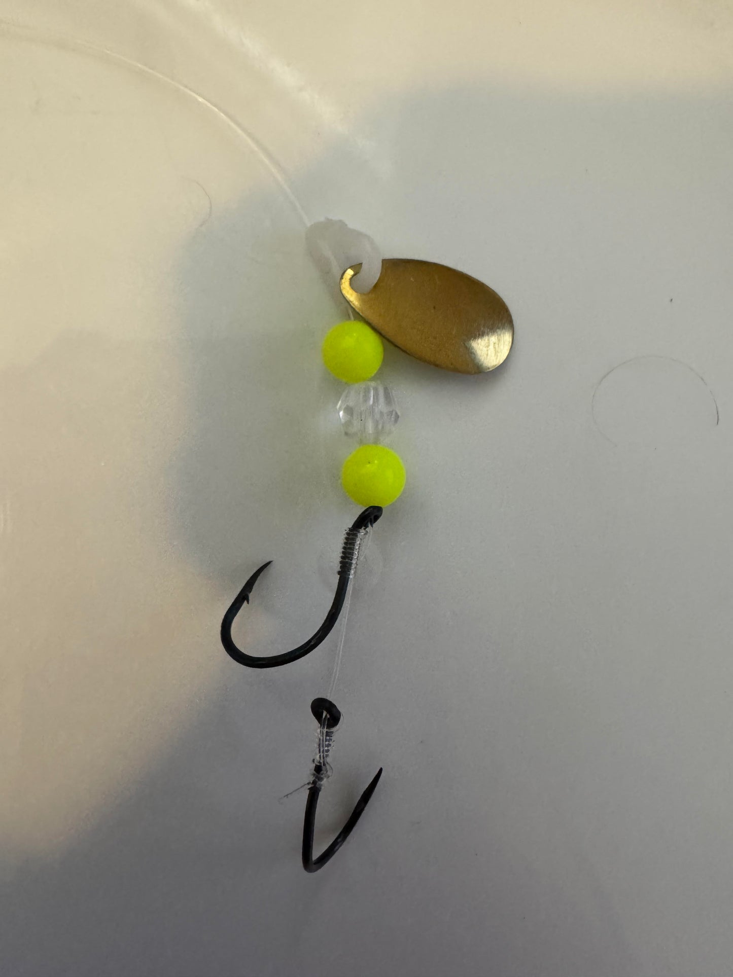 The UV Vortex Neon Kokanee/walleye trolling spinner